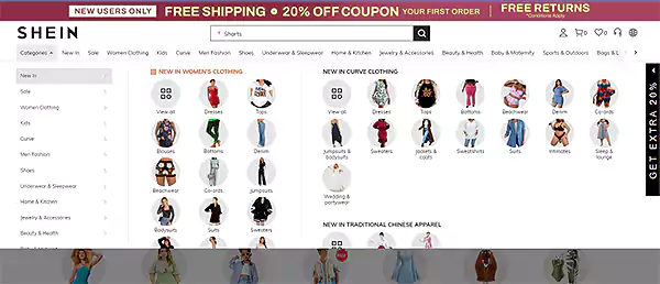 Shop for Shein