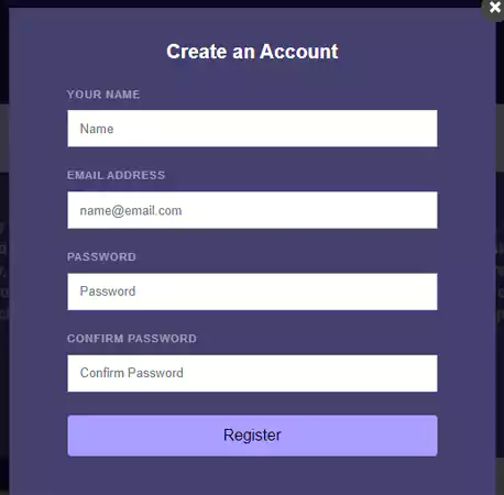 Create an account to personalize your streaming experience