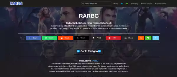 RARBG Homepage